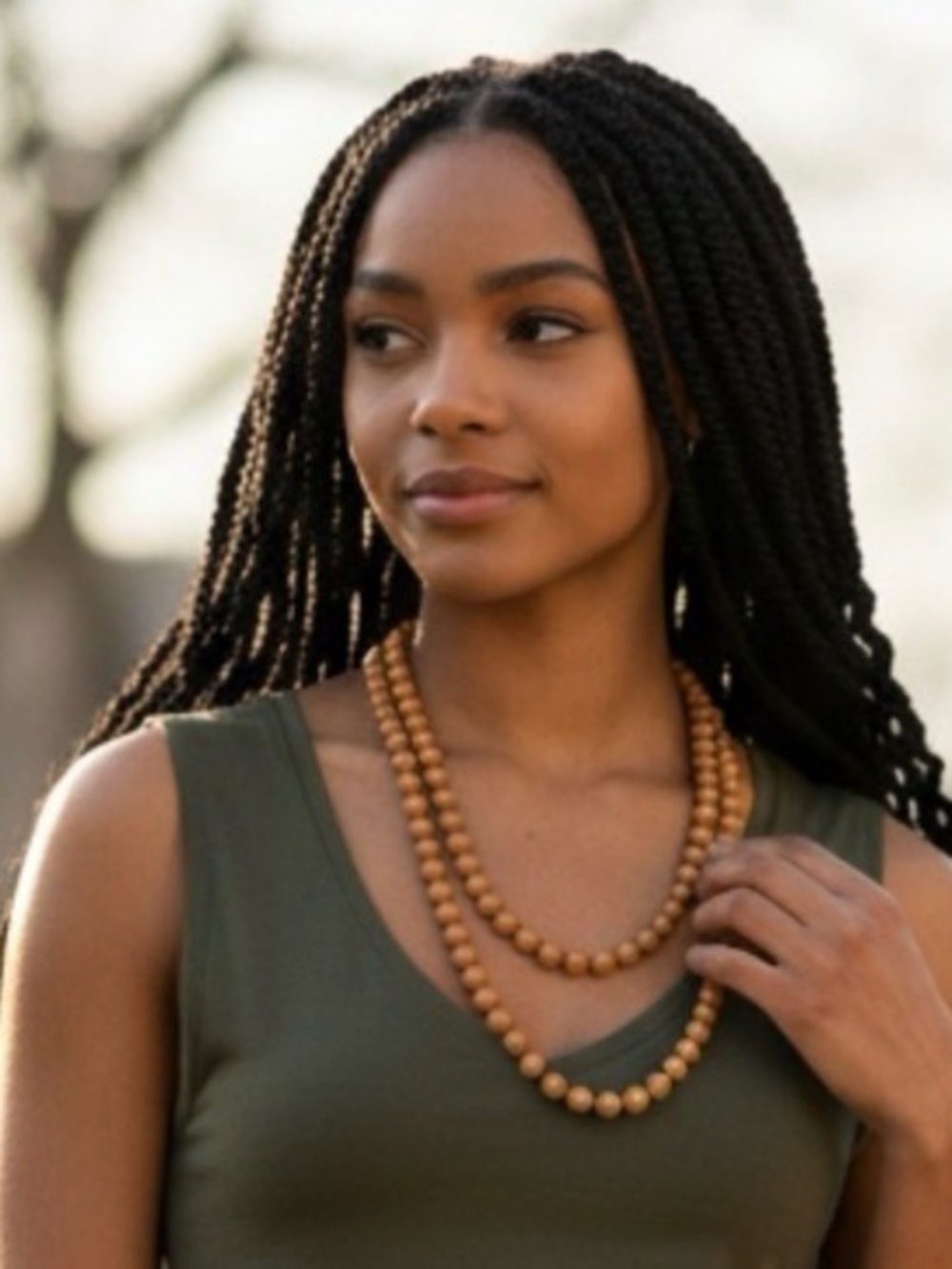 Vintage Fall Beaded Necklace (2)